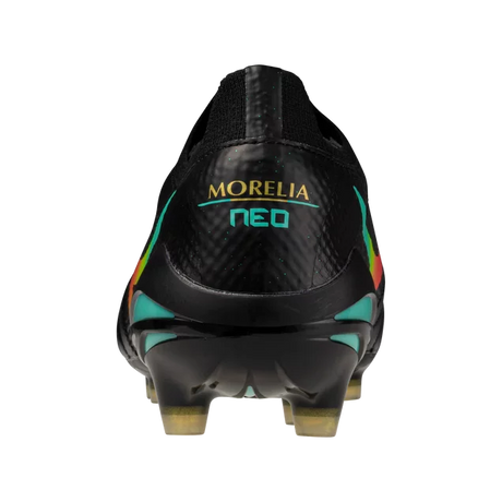 Botines de fútbol para hombre Mizuno Morelia Neo V Beta Elite FG - Negro/Naranja