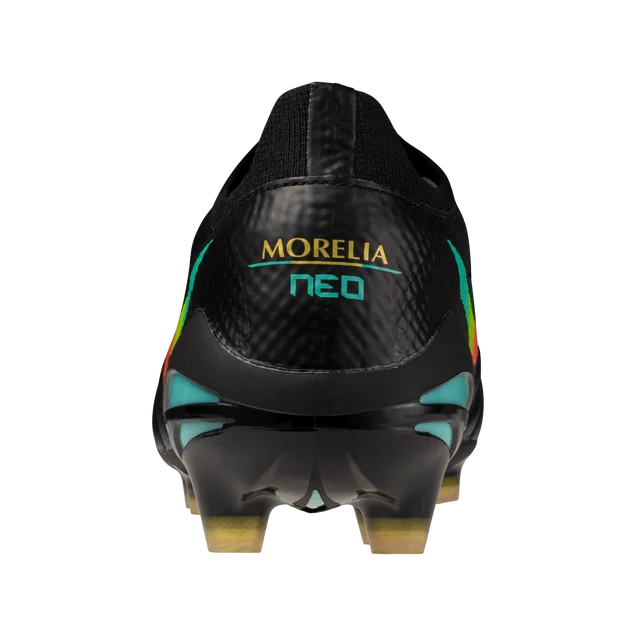 Mizuno Morelia Neo V Beta Pro FG Men's Soccer Cleats - Black/Orange