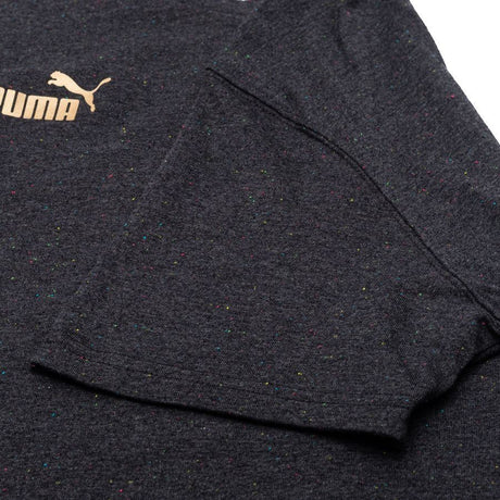 PUMA Italy FTBL Culture Tee - Dark Grey Heather/Gold
