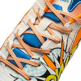 PUMA Evopower 1.2 FG Firm Ground Soccer Cleats - White/Orange Clownfish/Electric Blue Lemonade