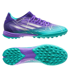 adidas X Speedflow .3 TF Morado intenso/Plata metalizado/Menta intensa