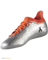 Zapatillas de fútbol sala adidas X 16.3 IN para hombre - Plata/Negro/Rojo