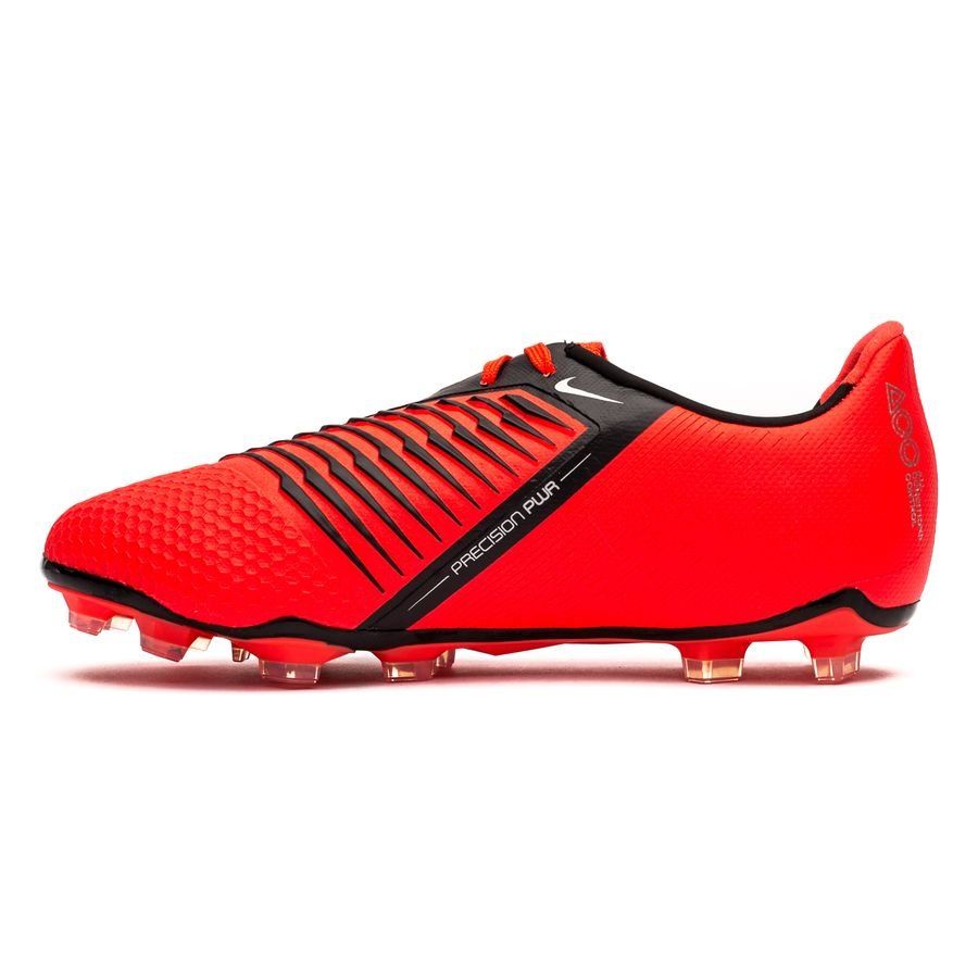 Nike Phantom Venom Elite FG Youth Soccer Cleats - Bright Crimson/Black/Crimson