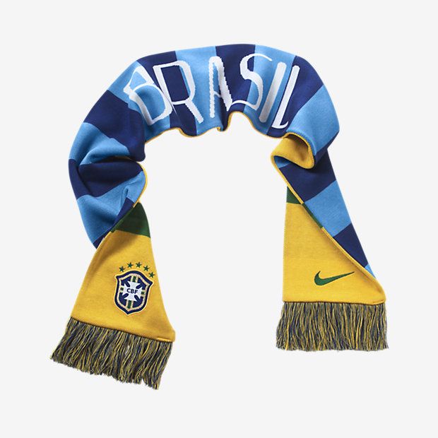 Nike Brazil Supporters Scarf - Yellow/Royal