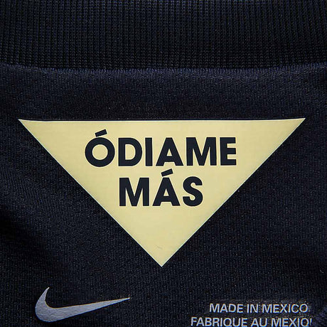 Camiseta de fútbol Nike Club América Dri-Fit de visitante 14/15 para jóvenes - Obsidiana/Limón
