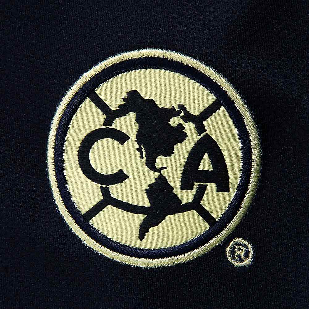 Nike Youth Club America Dri-Fit Away 14/15 Soccer Jersey - Obsidian/Lemon