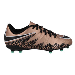 Nike JR Hypervenom Phelon II FG Soccer Cleats Metallic Red Bronce/Green
