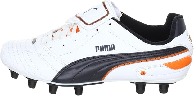 PUMA Esito Finale I FG Firm Ground Football Boots White/Navy/Orange