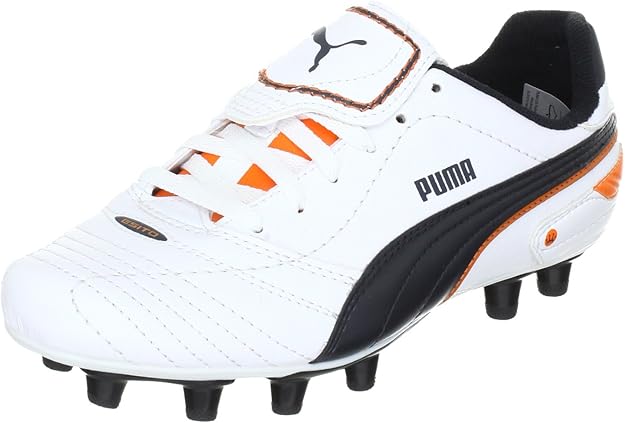 PUMA Esito Finale I FG Firm Ground Football Boots White/Navy/Orange