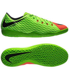 Nike Kids' Jr. Hypervenom Phade III (FG) Firm-Ground Football Boot Electric Green/Black