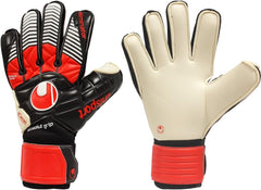 Uhlsport Eliminator Absolutgrip Goalkeeper Gloves Black/Red/White