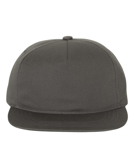 YP Classics Lightly-Structured Five-Panel Snapback Cap - 6502