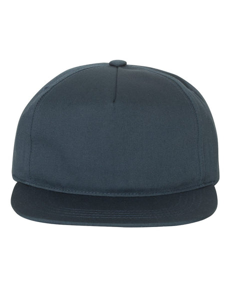 YP Classics Lightly-Structured Five-Panel Snapback Cap - 6502
