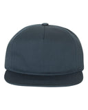 Gorra negra con cierre a presión Yupoong