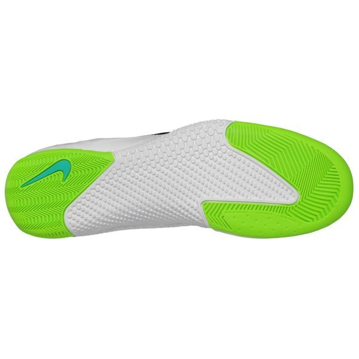 Nike 5 Elastico Pro Indoor Soccer Shoes - White/Green/Turquoise