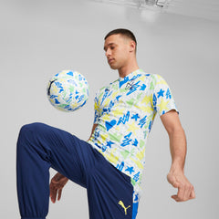 Camiseta de entrenamiento PUMA Neymar Jr Instituto Blanco/Azul/Limón