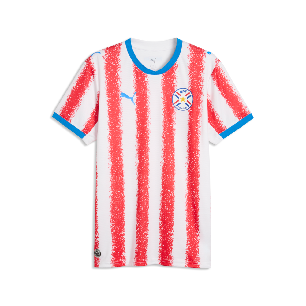 Camiseta de fútbol de hombre PUMA Paraguay Home 2026 - Blanco/Rojo