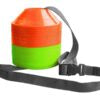 Kwikgoal Mini Disc Cone Kit 50 (25 each color and strap cone carrier)