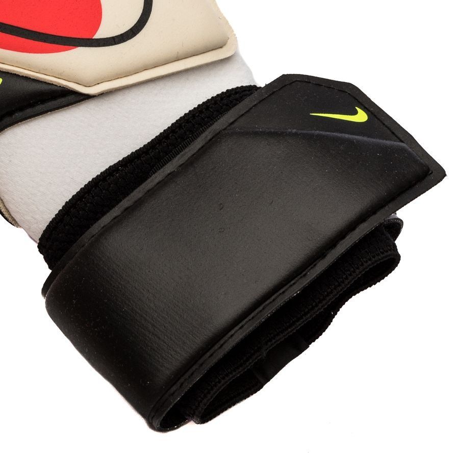 Nike Vapor Grip3  Goalkeeper Gloves White/Black/Bright Crimson