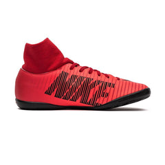 Kids' Nike MercurialX Victory VI Dynamic Fit (IC) Indoor-Competition Football Boot Red/Black/Crimson