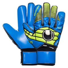 Uhlsport Eliminator Soft RF Competition Goalkeeper Gloves Black/Blue/Power Green