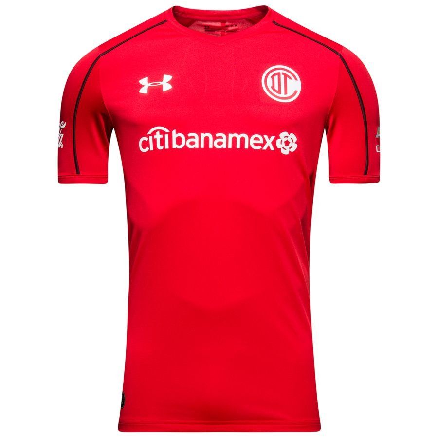 Camiseta local Under Armour Toluca 17 roja