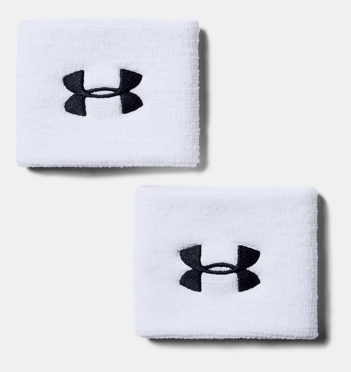 Pulsera deportiva Under Armour Performance de 3" para hombre, color blanco