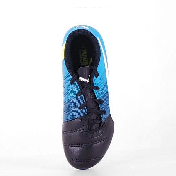 PUMA Evopower 4.3 FG J Youth Soccer Cleats - Black/White