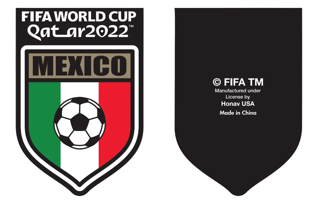 World Cup Qatar 2022 Country Flag Magnet - Mexico