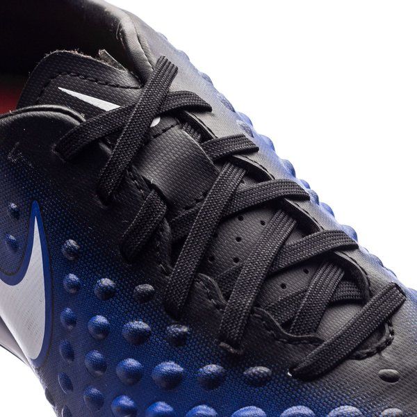 Nike Jr Magista Opus II TF Turf Youth Soccer Cleats - Black/White/Blue