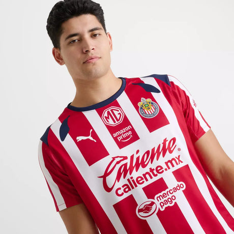 PUMA Men's Chivas Home Soccer Jersey 25/26 -Red