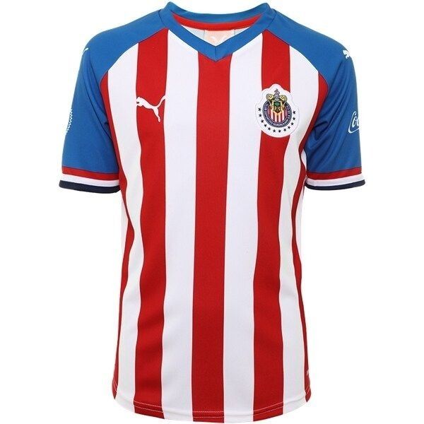 Camiseta de local Chivas 19 para jóvenes, roja/mujer
