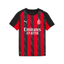 Camiseta de fútbol PUMA AC Milan Home para jóvenes 25/26 - Rojo/Negro