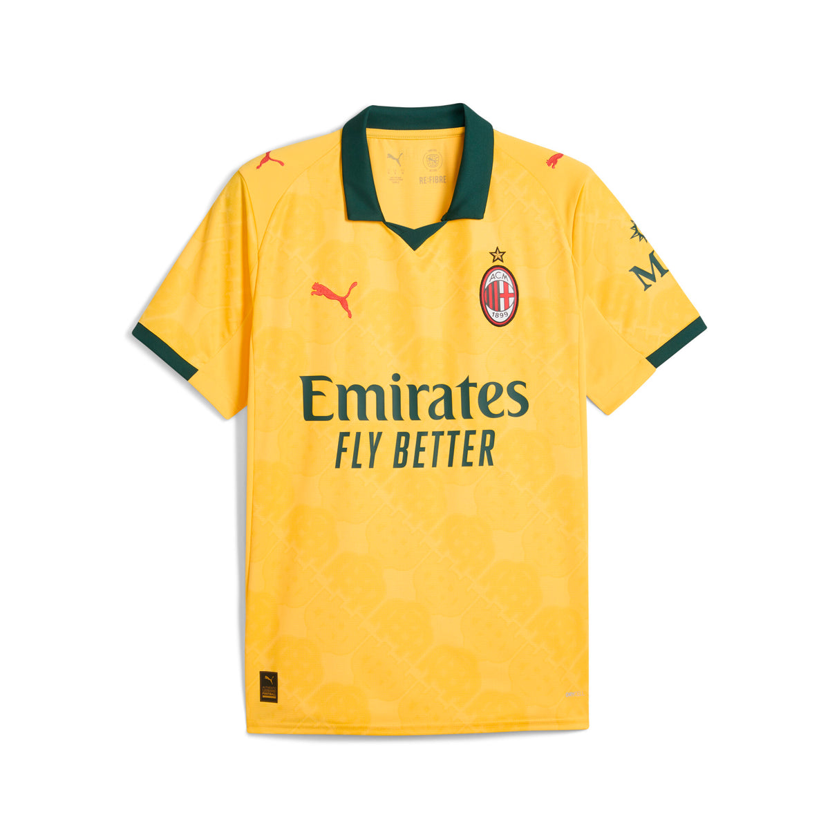 PUMA Men's AC Milan Third Jersey 25 Yellow