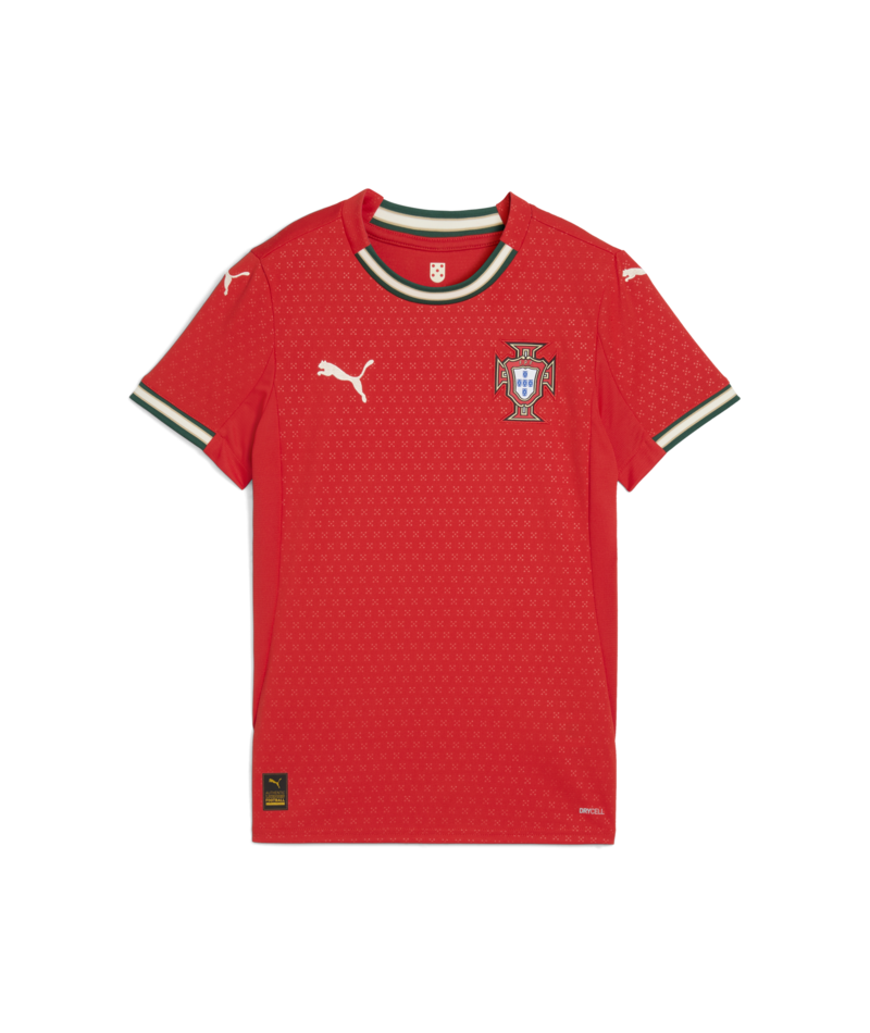 PUMA Portugal Home Women's Soccer Jersey 26 - Red/Green