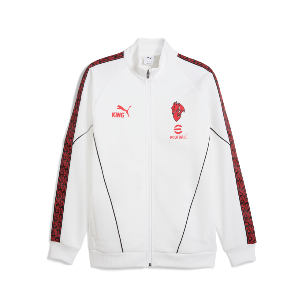 PUMA AC Milan King Anthem Men's Soccer Jacket - White/Red