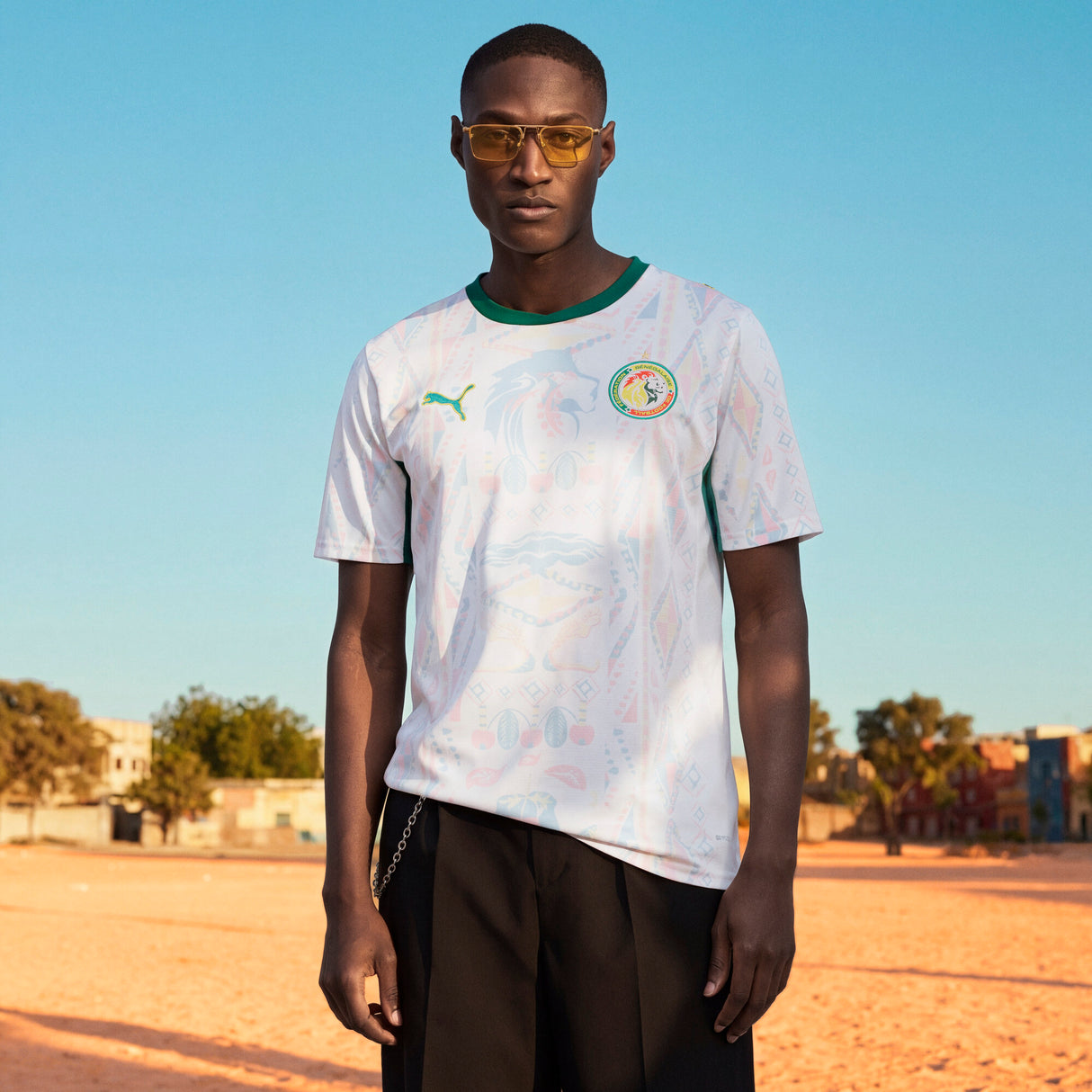 PUMA Senegal Home Men's Soccer Jersey 2026 - White/Green