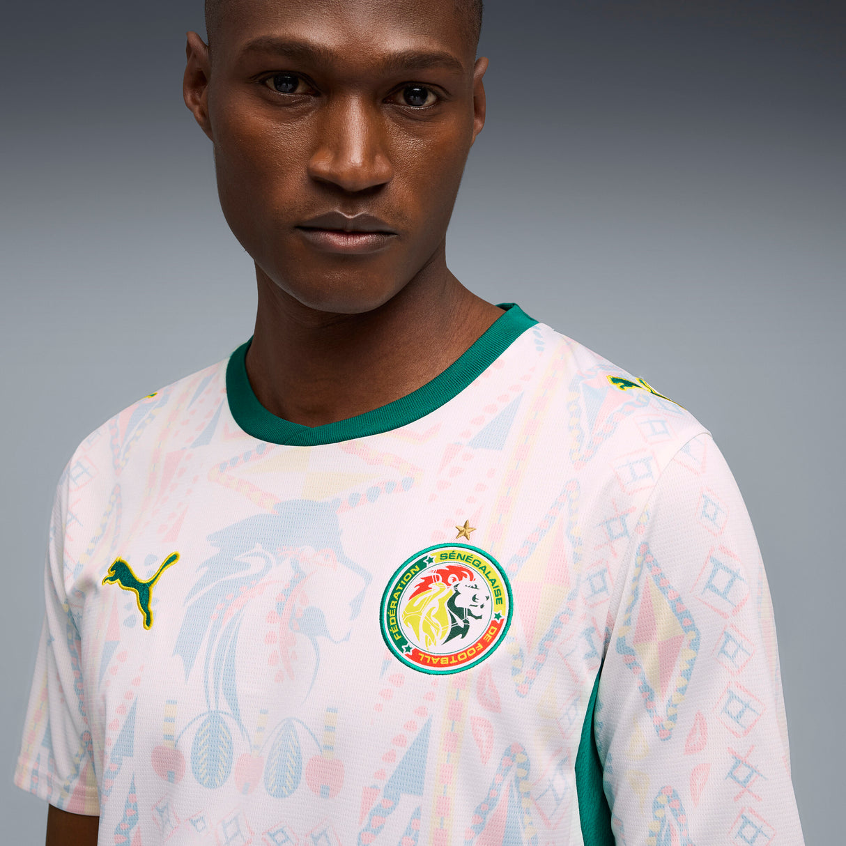 PUMA Senegal Home Men's Soccer Jersey 2026 - White/Green