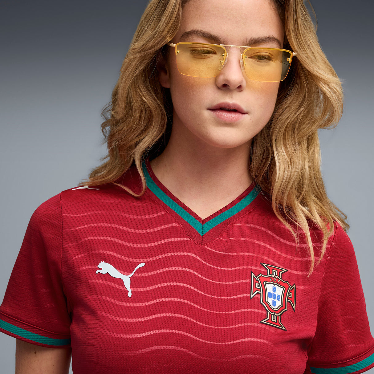 PUMA Portugal Home Women's Soccer Jersey 2026 - Red/Green