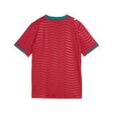 PUMA Portugal Home Youth Soccer Jersey 2026 - Red/Green Lagoon