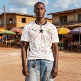 PUMA Ghana Home Men's Soccer Jersey 2026 - White/Black