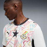 PUMA Ghana Home Men's Soccer Jersey 2026 - White/Black
