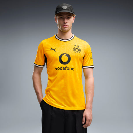 Camiseta de fútbol PUMA Borussia Dortmund Home para hombre 2026 - Amarillo/Negro