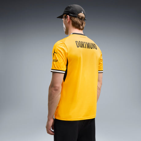 Camiseta de fútbol PUMA Borussia Dortmund Home para hombre 2026 - Amarillo/Negro