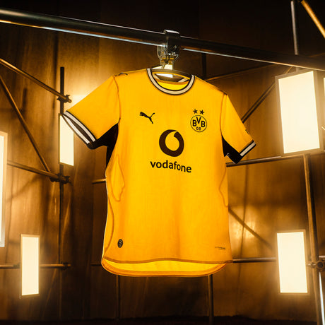 Camiseta de fútbol PUMA Borussia Dortmund Home para jóvenes 2026 - Amarillo/Negro