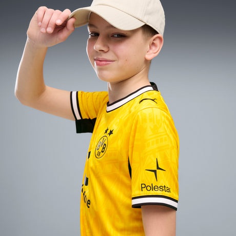 Camiseta de fútbol PUMA Borussia Dortmund Home para jóvenes 2026 - Amarillo/Negro