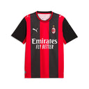 PUMA Camiseta de Fútbol de Local AC Milan para Hombre 2026 - Negro/Rojo
