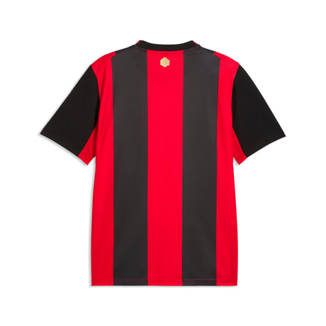 PUMA Camiseta de Fútbol de Local AC Milan para Hombre 2026 - Negro/Rojo