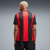 PUMA Camiseta de Fútbol de Local AC Milan para Hombre 2026 - Negro/Rojo