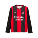 Camiseta de Fútbol Hombre PUMA AC Milan Local Manga Larga 2026 - Negro/Rojo